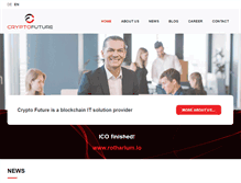 Tablet Screenshot of cryptofuture.com